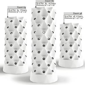 Vertical Grow <strong>Tower</strong> Aeroponic System <strong>Tower</strong> Hydroponics Growing Systems Kit For Home <strong>Garden</strong>