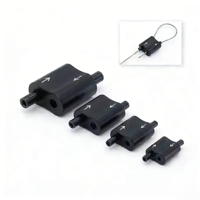 Kits de pinces de suspension réglables en métal à boucle double sens avec verrouillage pour usage extérieur, emballage en carton