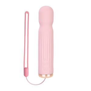 Vibrador Femenino Personalizado, Masturbador Recargable por USB, Resistente al Agua IPX7, 10 Frecuencias, Varita de Masaje Eléctrica con Cuerda - Product Image 1