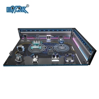 Parc VR tout-en-un, plateforme VR 9D debout pour machine de jeu, solution tout-en-un