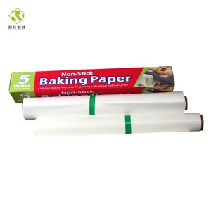 Runjia – rouleaux de papier en silicone pour four, sûr et hygiénique, cuisson par indentation en pointe, 5m/10m/20m