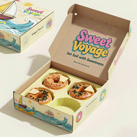 Boîte d'emballage personnalisée en carton pliable pour gâteaux, biscuits, brownies, cookies, beignets, boîte d'expédition