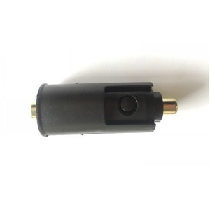 Lampe torche LED de 22 mm de diamètre, lumière blanche, corps en plastique avec interrupteur central et connecteur DC de 5,5 mm pour alimentation électrique - Product Image 2