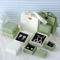 Boîtes rigides personnalisables haut de gamme pour bijoux, en papier d'art recyclable, design tendance, finition mate, pour colliers