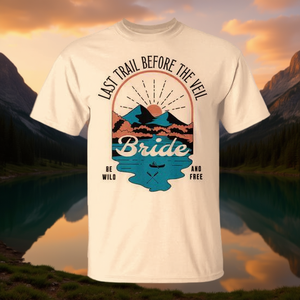 Camiseta Last Trail Before The Veil Bride, camiseta a juego para despedida de soltera - Product Image 3