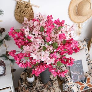 Fleur artificielle de bougainvillier en cocon creux, rose, blanc, rouge, pour décoration de mariage, style INS, bouquet artisanal, écologique - Product Image 1