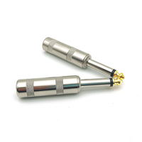 1/4 "6.35mm TS Mono mâle connecteur de prise Audio pour haut-parleur guitare Microphone câbles