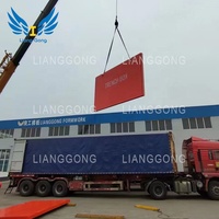 Systèmes de soutènement à rail coulissant en acier Lianggong Industrial pour fossés, haute résistance, réutilisables pour les travaux d'excavation et de construction