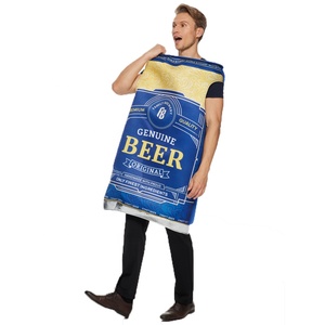 Vui Dành Cho Người Lớn Bia Trang Phục Unisex Bọt Biển Whisky Rum Chai Bia Chai Có Thể Jumpsuits Halloween Trang Phục Lễ Hội Bia - Product Image 6