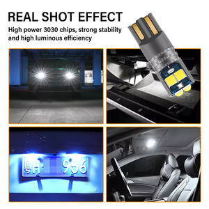 HOLY The New-bombilla indicadora de ancho de coche, luz led blanca canbus t10 Super brillante DC12/24V t10 <span class=keywords><strong>cambus</strong></span> 3030 6smd 194 168 w5w - Product Image 3
