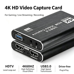 <strong>Hot</strong> 4K 60fps Video Capture Card for HDTV USB 3.0 Device for X-box &amp; PS/4 Live Streaming &amp; Gaming MP4 Recording Format - Product Image 1