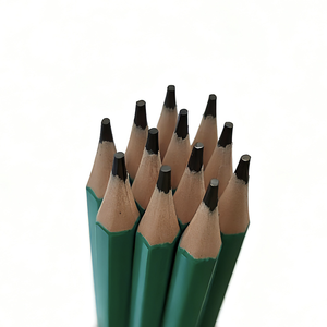 Matite HB in Plastica Verde Senza Legno, Confezione da 12 Pezzi, Matite Colorate a Forma di Stella per Disegno e Scrittura per Bambini - Product Image 5