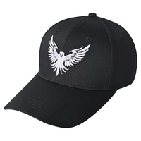 Gorra de béisbol de camionero con bordado 3D de Panda/águila de 6 paneles personalizada de fábrica para mujeres y hombres, gorra de moda estructurada con ajuste ajustable