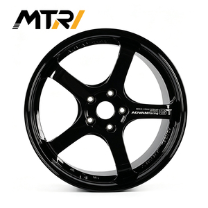 ล้อแม็กซ์ MTRI Track <span class=keywords><strong>Legend</strong></span> Race Circuit 19x9.0 สีดำเงา ขอบเว้าลึก ลายห้าก้าน - Product Image 1