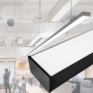 Văn phòng thương mại di động thiết bị chiếu sáng không khung liên kết liền mạch 1200mm không khung liên kết treo đèn văn phòng - Product Image 6