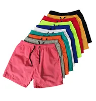 Bañadores elásticos personalizados para hombre, ropa de playa, pantalones cortos de secado rápido