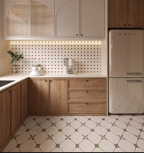 Vente directe d'usine, armoires de cuisine modulaires RTA au design moderne, finition <span class=keywords><strong>placage</strong></span> écologique, avec portes vitrées à glissières. - Product Image 2