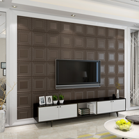 Dalles de plafond autocollantes en mousse, panneaux muraux 3D adhésifs, faciles à installer pour la décoration du plafond et des murs
