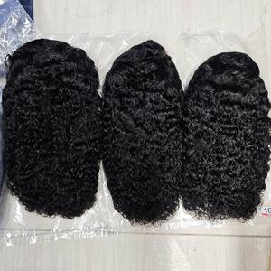 Promoción: Peluca de Cabello Humano Virgen Brasileño 13x4 con Frente de Encaje, Peluca de Cabello Humano al por Mayor, 210 Gramos, Ondulada, Rizada - Product Image 1