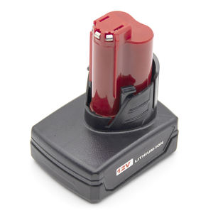 متوافق مع بطارية Milwaukees 12 فولت مع مؤشر LED 3Ah بطارية أداة كهربائية للمثقاب الكهربائي - Product Image 2