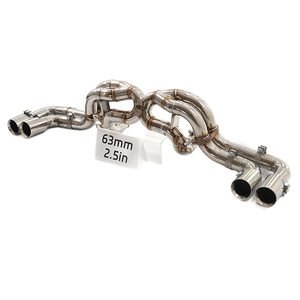 Tubo di Scarico Dritto in Acciaio Inox per Ferrari 360 3.6L di Alta Qualità, Prodotto da ING Factory - Product Image 1