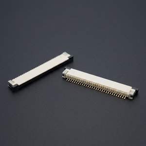 Conectores FFC/FPC SMT Flex (2.5H, paso de 1mm) de bronce fosforado con acabado de estaño, de ángulo recto, 4~30 pines, alta eficiencia ZFPC 815UXXPTX-41 TW - Product Image 2