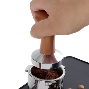Máy Nén Espresso Bền Bỉ Kèm Tấm Lót Dụng Cụ Nén Cà Phê Cầm Tay Bằng Gỗ Barista Espresso Chuyên Nghiệp - Product Image 3