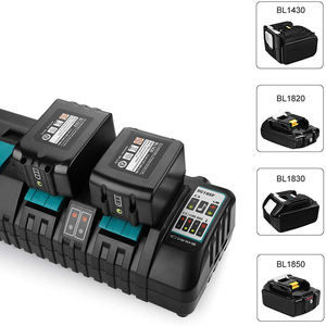 DC18RCT Liion Battery Charger 3A Charging Current for <span class=keywords><strong>Makita</strong></span> 4 Port 14.4V 18V <span class=keywords><strong>BL1830</strong></span> BL1430 DC18RC DC18RA Power Tool USB Port - Product Image 3