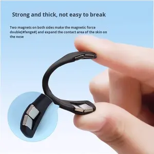 Vente directe d'usine sport nez magnétique Patch boîte de rangement dispositif Anti-ronflement soulagement de la Congestion nasale 5 paires bandes de nez - Product Image 3