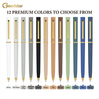 Stylo bille Goodstar flexible, MOQ faible, best-seller, design classique, prise en main confortable, qualité fiable, usage polyvalent, encre bleue 0,7 mm
