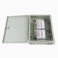 Boîtier de distribution de fibres optiques SURFIBER Cassette PLC Splitter, étanche IP65, montage mural extérieur, terminaison de câble optique 3 ports SC/UPC
