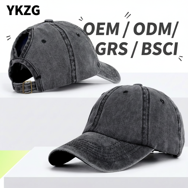 GRS Certified Ponytail Baseball Cap Slit