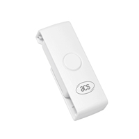 USB Tipo-C Contacto Emv Lector de tarjetas Máquina Chip Lector de tarjetas de identificación móvil inteligente ACR39U-NF