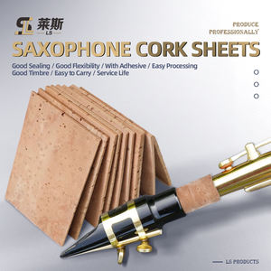 Hot Sax Neck Cork Cork Saxophone Embouchure Neck Tube Seals Feuilles de liège naturel - Product Image 2