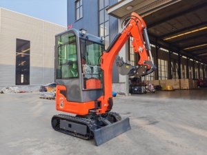 Mini-excavatrice YHMG W12 de 1,2 tonne à prix d'usine, moteur Kubota, nouvelle pelle sur chenilles pour la ferme, le jardin, la construction résidentielle, à vendre - Product Image 2