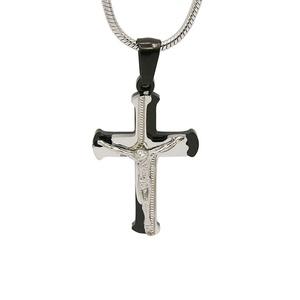 2018 Trendy Stainless Steel Custom Plated Jesus <b>Cross</b> <b>Pendant</b> Necklace 18x28.5mm 4g Unisex Gift - Product Image 4