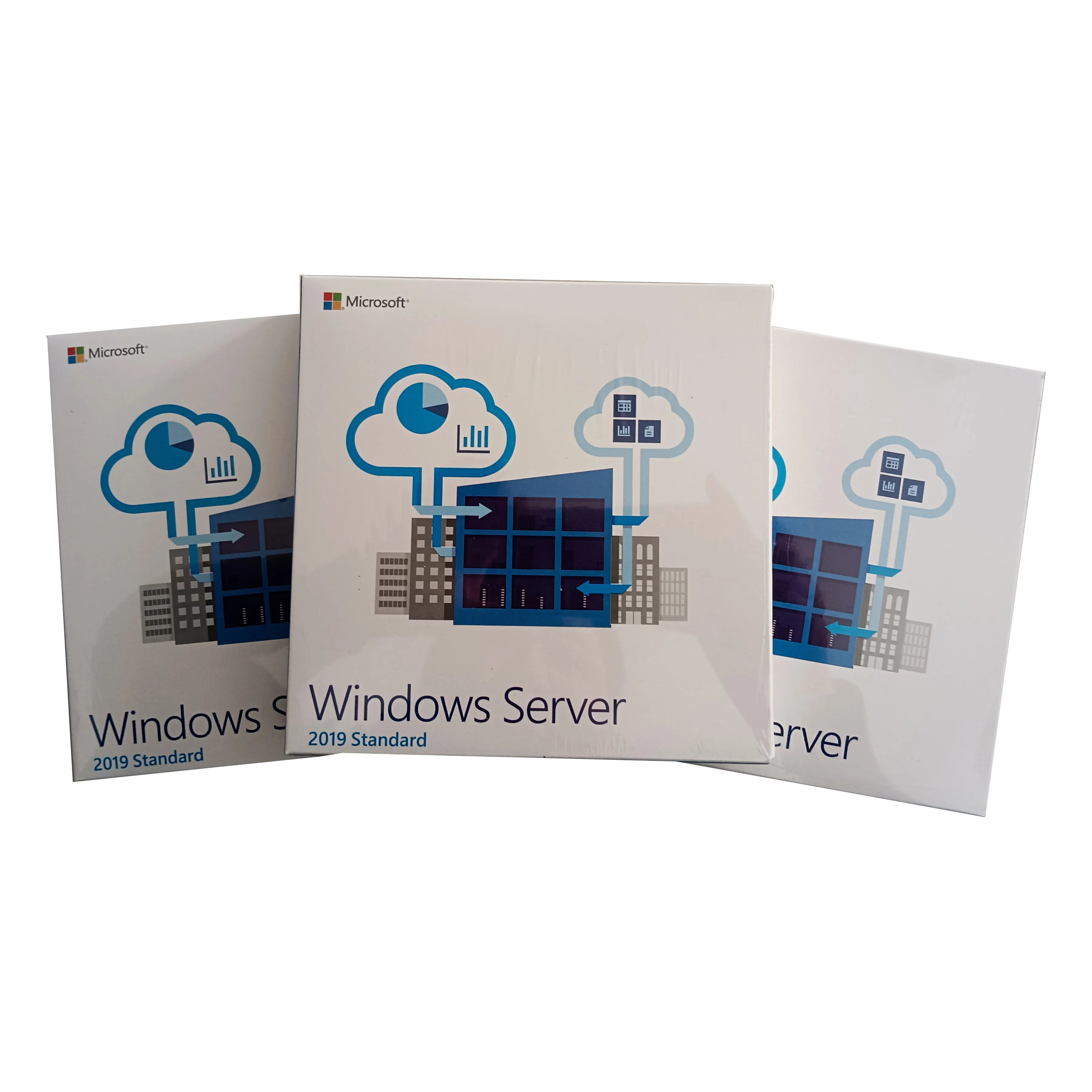 Win Server 2019 Standardschlüssel 16 Core CLT Win SVR STD 2019 DVD 100 % Online-Aktivierung Win Server 2019 Standard DVD Komplettsatz