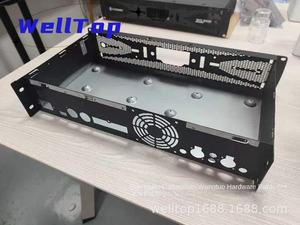 Welltop CNC Machined Stainless Steel Copper <b>Aluminum</b> Alloy Chassis Industrial Control Server Rack <b>Paint</b> Screen Printing Sheet - Product Image 3