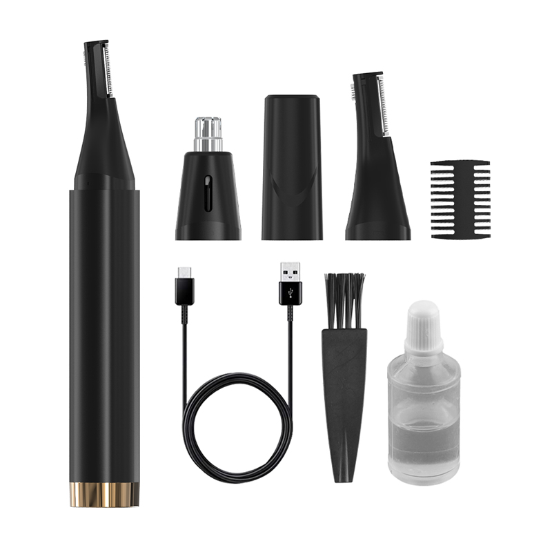 Новая трендовая продукция Unibono для личной гигиены, электрический триммер для волос в носу и ушах с USB-зарядкой, перезаряжаемый эпилятор для мужчин