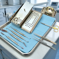 Ensemble d'instruments de chirurgie orale en acier inoxydable manuel, kit chirurgical d'implant dentaire, équipement professionnel pour dentistes Kaneka KE-D1 CE