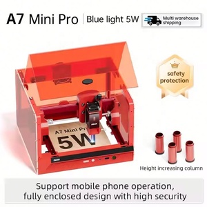 2025 daja A7 mini xách tay Máy tính để bàn bền giá rẻ khắc bút Popsicle Gậy khắc laser Tên máy cắt - Product Image 6