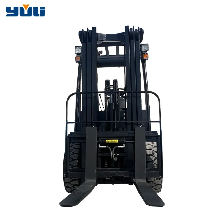 Yuli 2024 new price triple mast lifting height ISUZU engine automatic transmission 2 Ton 3 Ton diesel forklift with attachments