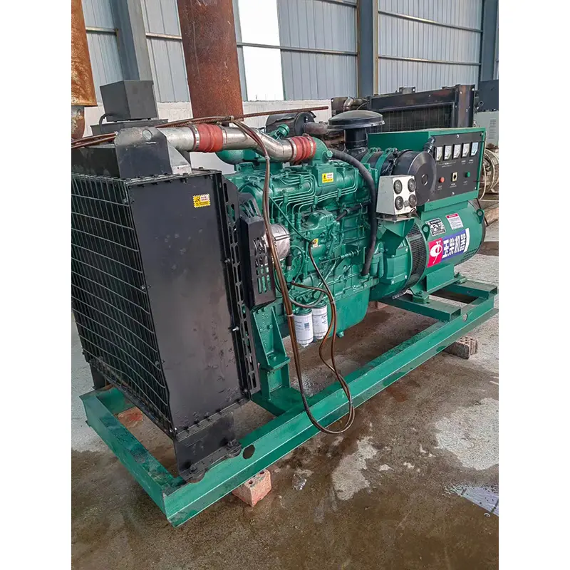 Gerador a diesel usado para hotel alimentato da motore Cummins con generatore usato Stamford perkins China circle generator