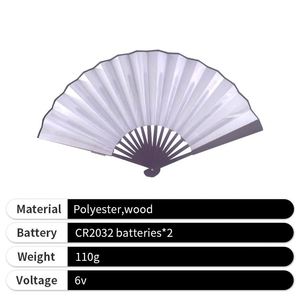 พัดมือถือ LED พับได้ตกแต่งได้ตามสั่ง สำหรับบาร์และคาราโอเกะ - Product Image 3