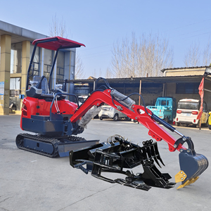 Mini pelle de <span class=keywords><strong>1</strong></span>,2 tonne avec seau <span class=keywords><strong>à</strong></span> pouce et accessoires Eaton Hydraulic Cylindre <span class=keywords><strong>Portable</strong></span> Crawler Digger - Product Image 2