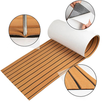 Tapis de sol antidérapant auto-adhésif en mousse EVA pour yacht, imitation teck brossé, pour pont de bateau marin