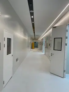 Sala limpa modular estéril para laboratório/Eletrônico/Indústria de cosméticos Sistema HVAC de pressão de ar negativo