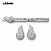 Couteau utilitaire de précision CLEZE SPX-G1 avec guide de découpe pour vinyle, film de protection de peinture (PPF) et film teinté pour vitres