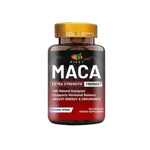 DISCOUNT maca ginseng herbal men wellness vitamins supplements capsules for male