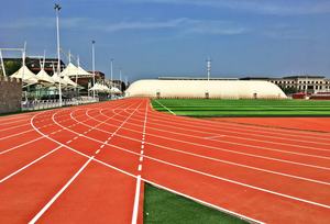 INOLP, suministro directo de fábrica, sistema mixto de tartán competitivo de alta calidad, Pista Atlética certificada por IAAF por rollo prefabricado - Product Image 4